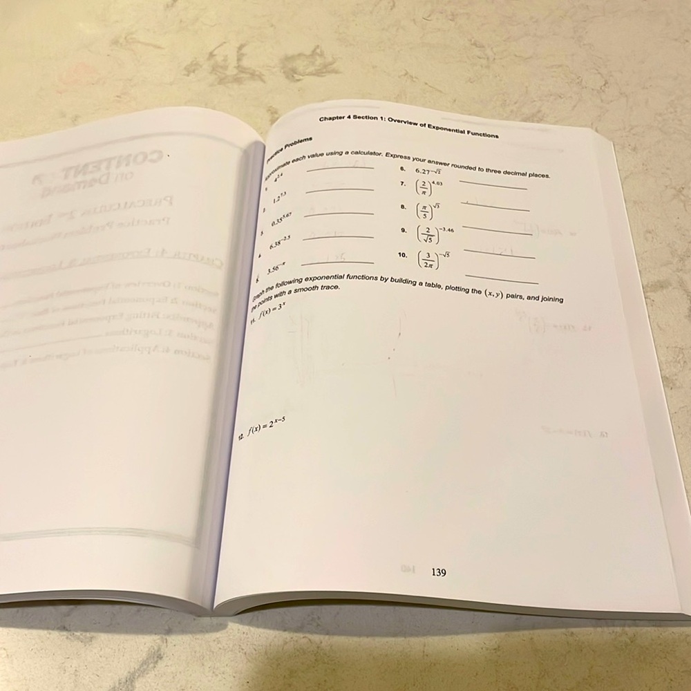 Precalculus: Practice Problem Worksheets 2nd Edition - Picture 8 of 11